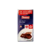 Czekolada mleczna bez cukru 75g Torras