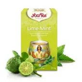Herbata limonka z miętą 17 saszetek BIO Yogi Tea