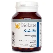 Biolatte Subtilis (Bakterie, Cynk) 60 kapsułek