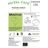 Ale'Eko CAFÉ kawa ziarnista Brazylia 500 g Coffee for Life 