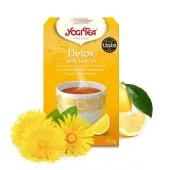 Herbata feel pure with lemon 17 saszetek BIO Yogi Tea 