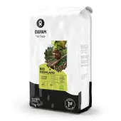 Kawa ziarnista Arabica 100% wysokogórska fair trade 1 kg BIO Oxfam 