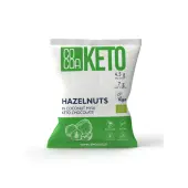 Orzechy laskowe w czekoladzie Keto z olejem MCT bez dodatku cukru bezglutenowe BIO 70 g Cocoa